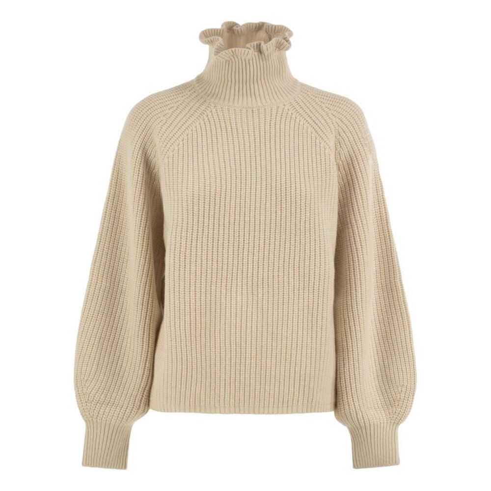 Max Mara Women Mxmpontile - Wool And Cashmere Rib-Knit Roll-Neck Jumper